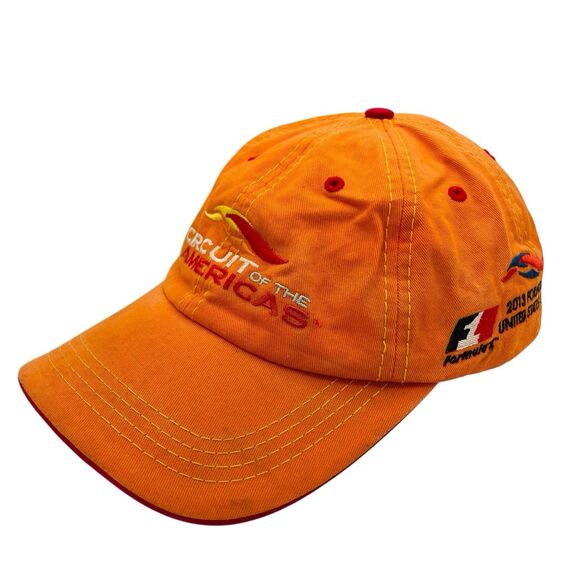 Circuit of the Americas Cap Hat Orange Strapback Formula 1 Austin Texas - Picture 4 of 7
